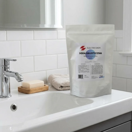 Soda Kaustyczna - Wodorotlenek Sodu - 1kg